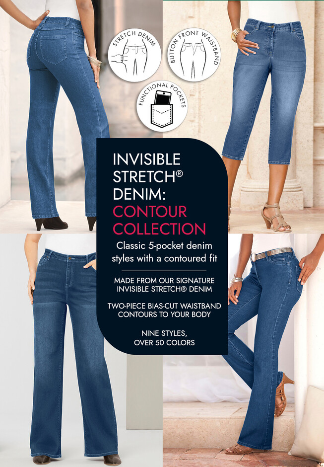Invisible Stretch® Contour Straight-Leg Jean