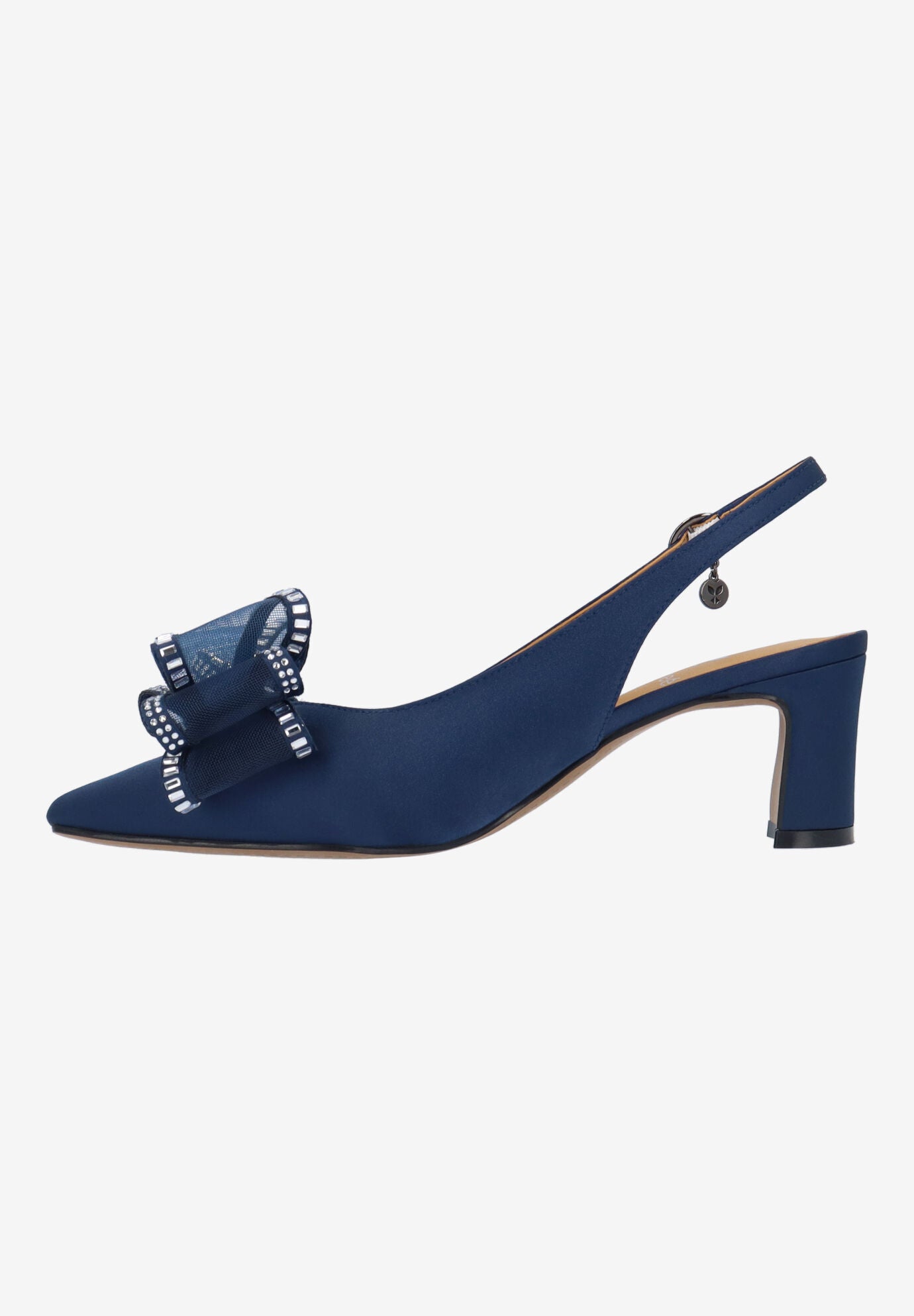 Kalindra Sling Back Pump, NAVY, alternate image number 4