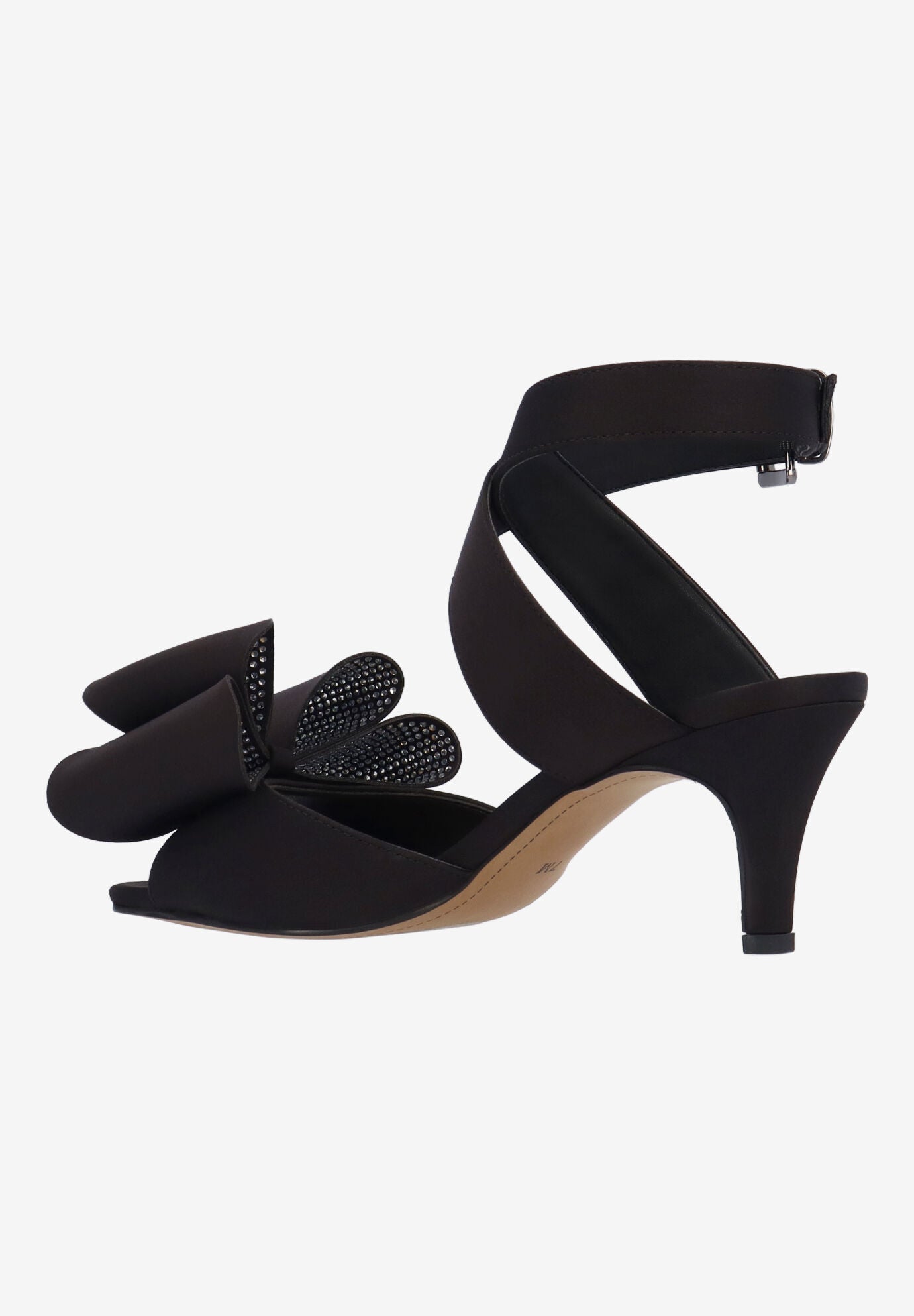 Nerelle Ankle Strap Sandal, BLACK, alternate image number 5