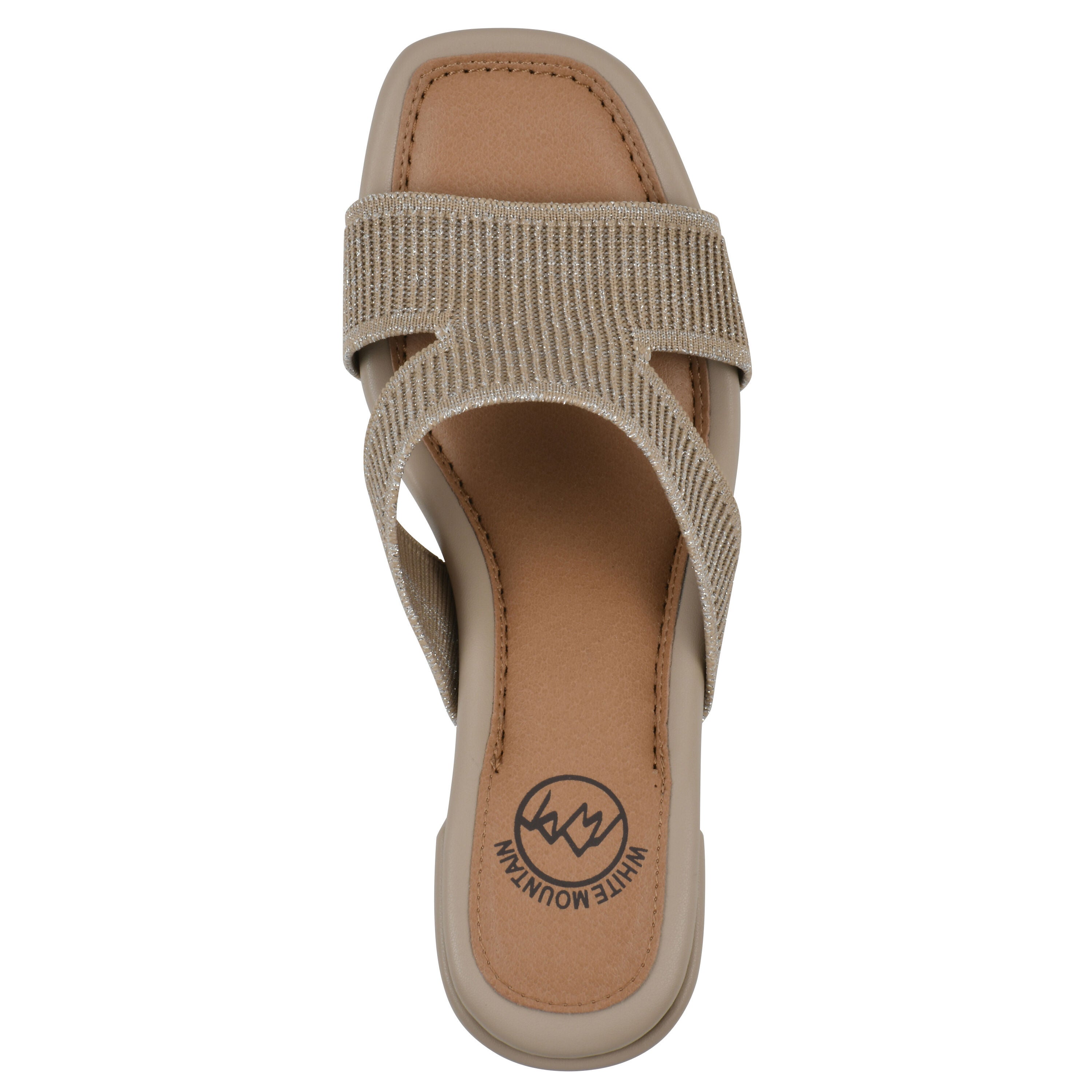 Milled Heeled Sandal, GOLD FABRIC, alternate image number 4