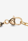 Goldtone Lucite Medical Nurse Bali Style Beaded Charm Bracelet, , on-hover image number null