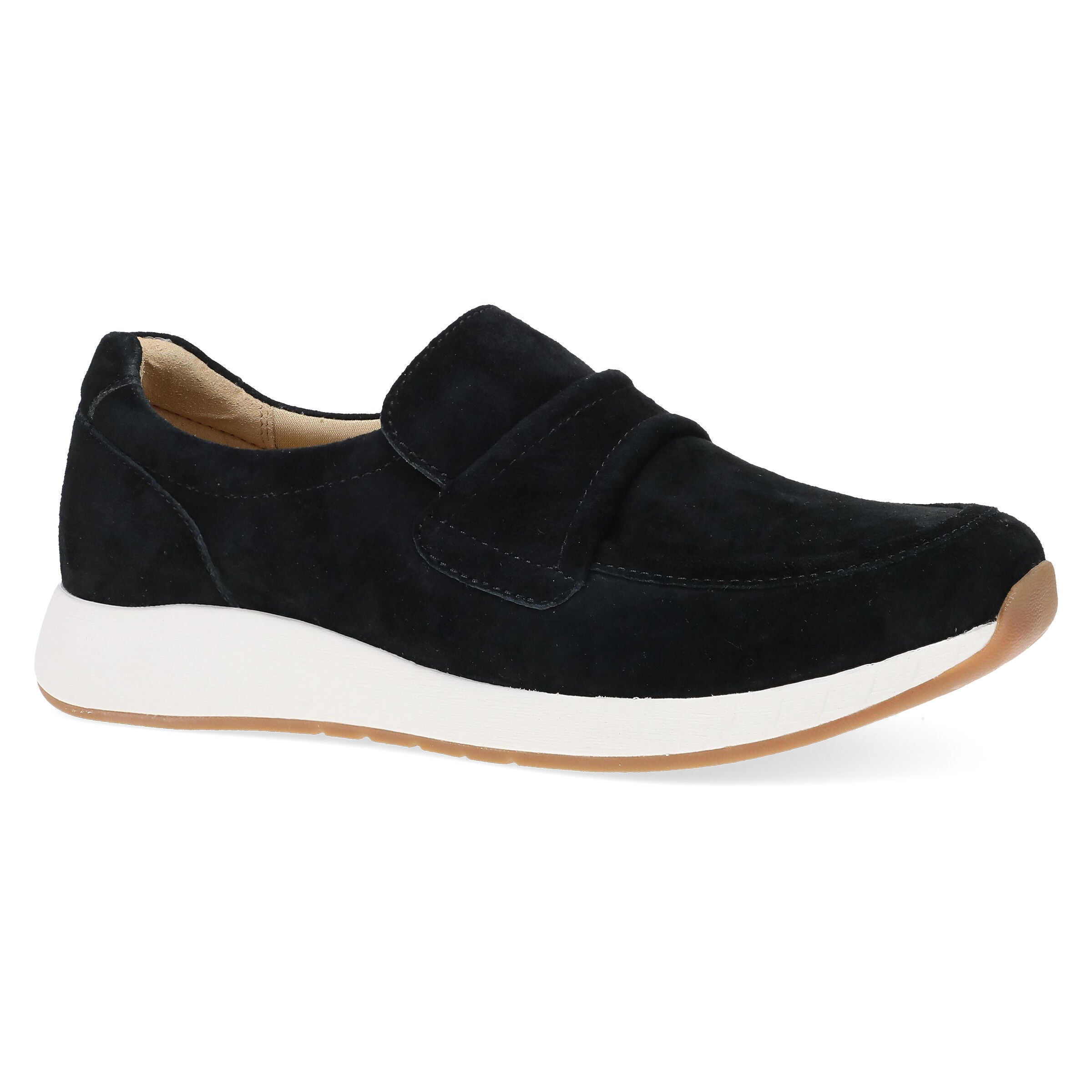 Clementine Black Nubuck Slip On, BLACK, hi-res image number 0