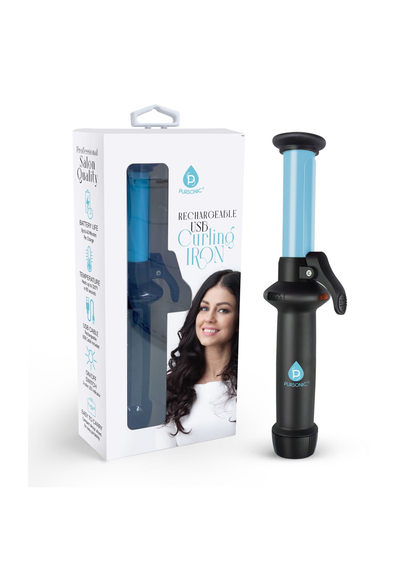 Rechargeable Hair Curler, O, hi-res image number 0