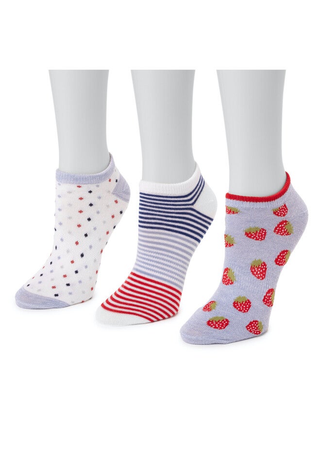 6 Pair Pack Ankle Socks, , alternate image number 4