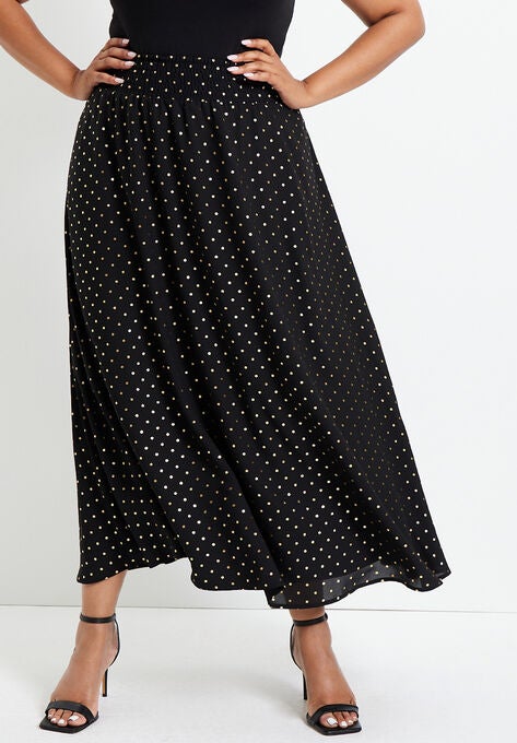 Georgette Ankle Skirt, , alternate image number null
