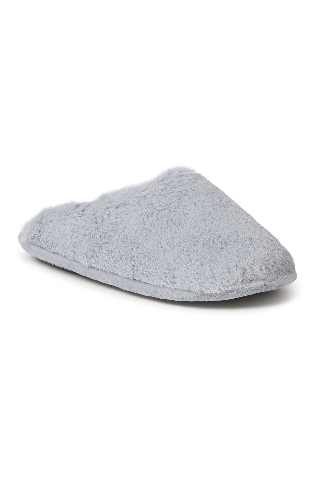 Bailey Furry Scuff Slipper, SLEET, hi-res image number 0