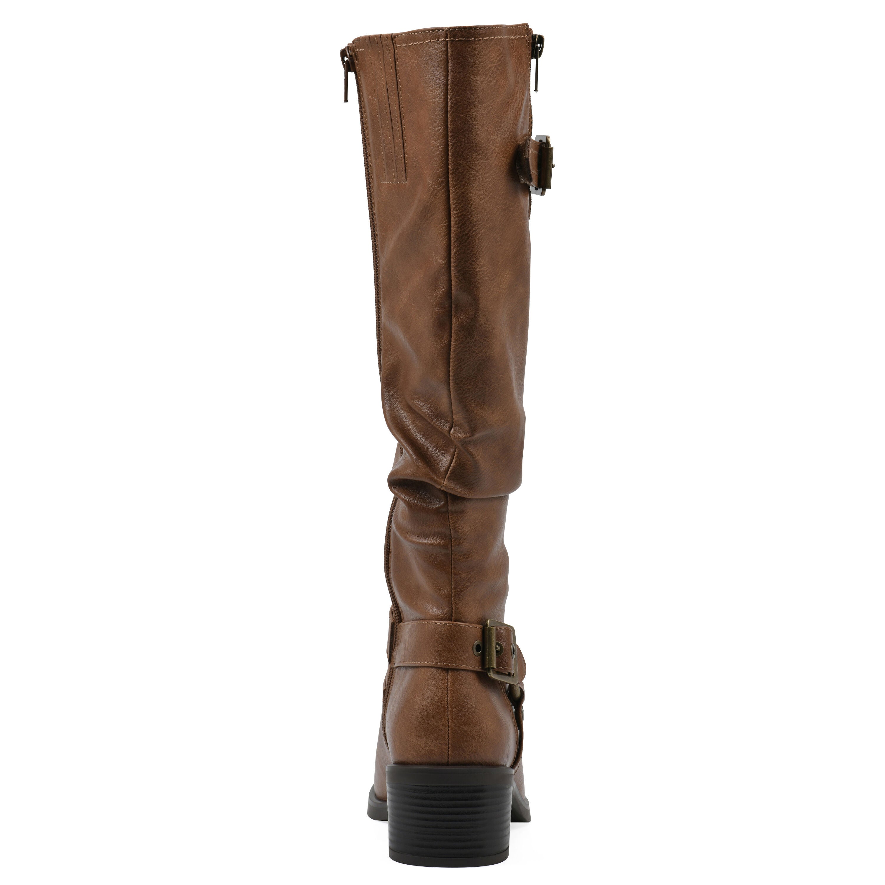 Cushion Tall Shaft Riding Boot, DARK NATURAL SMOOTH, on-hover image number 1