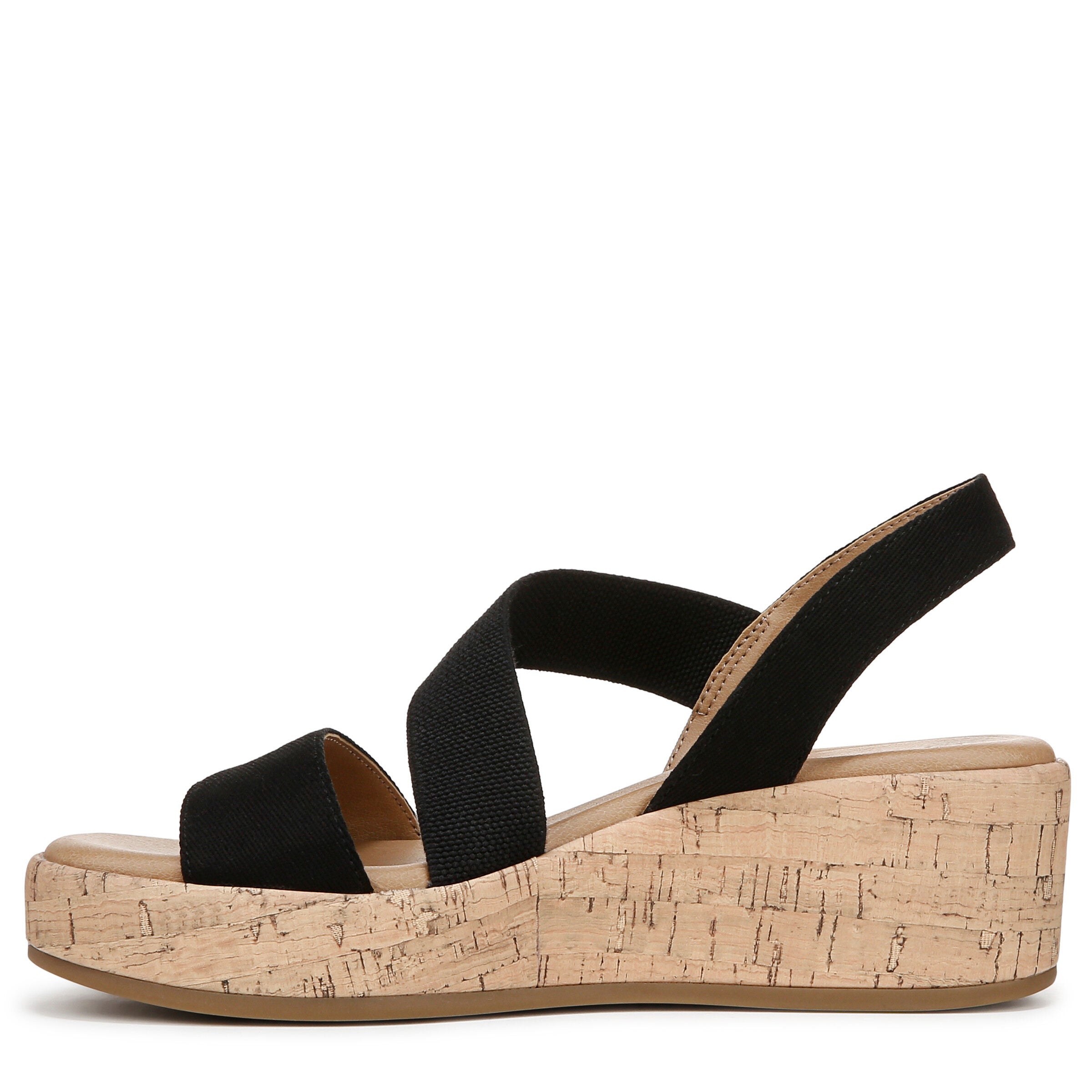 Odette Strappy Wedge Sandal, BLACK, alternate image number 5