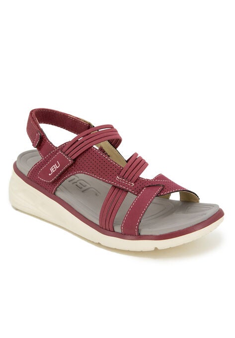 Miami Water Ready Wedge Sandal, CHERRY, hi-res image number null