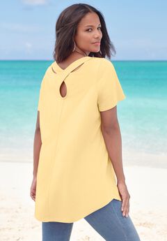 Plus Size Ultimate Criss Cross Back Tunic