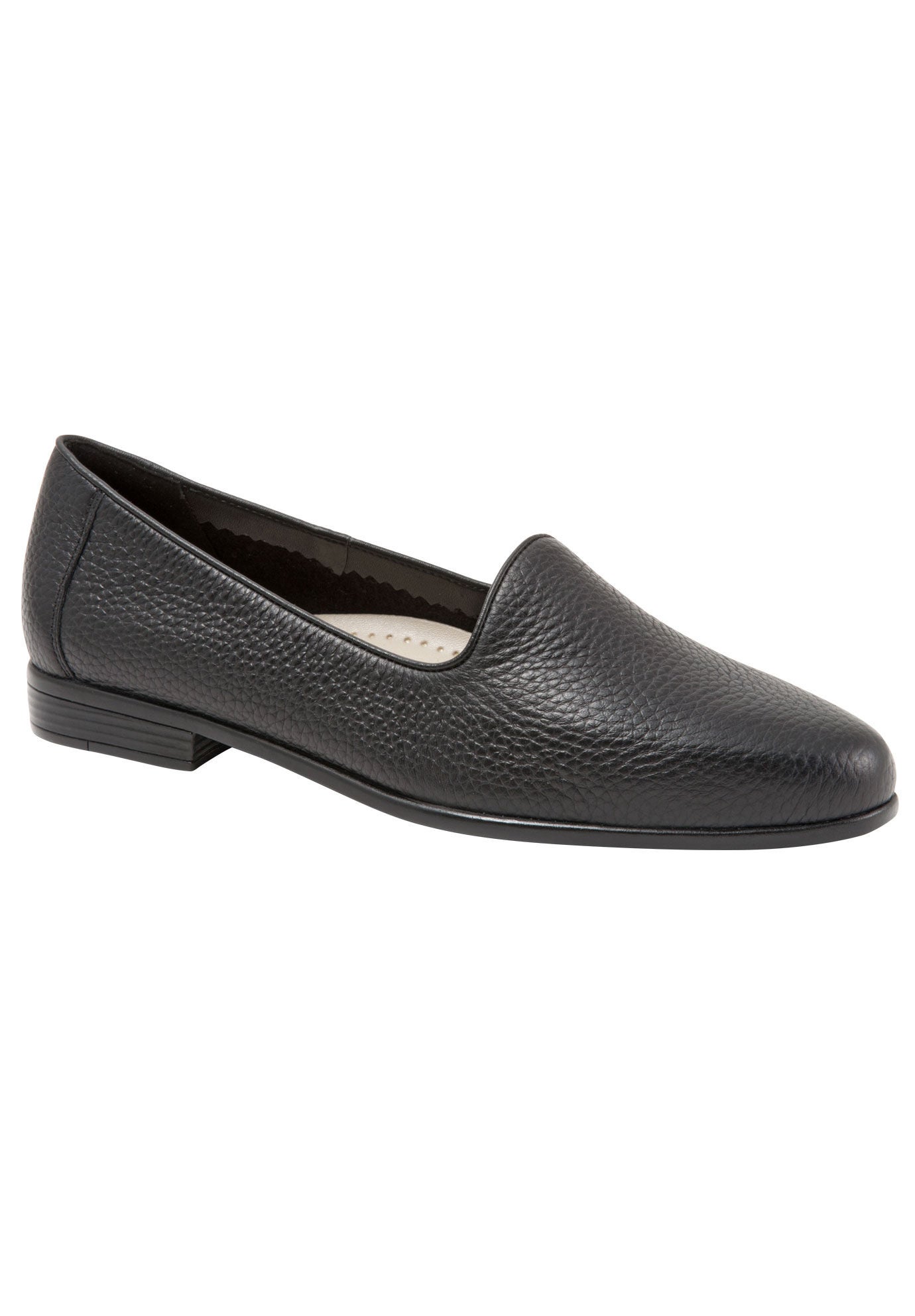 Liz Tumbled Flats by Trotters&reg;, BLACK, hi-res image number 0