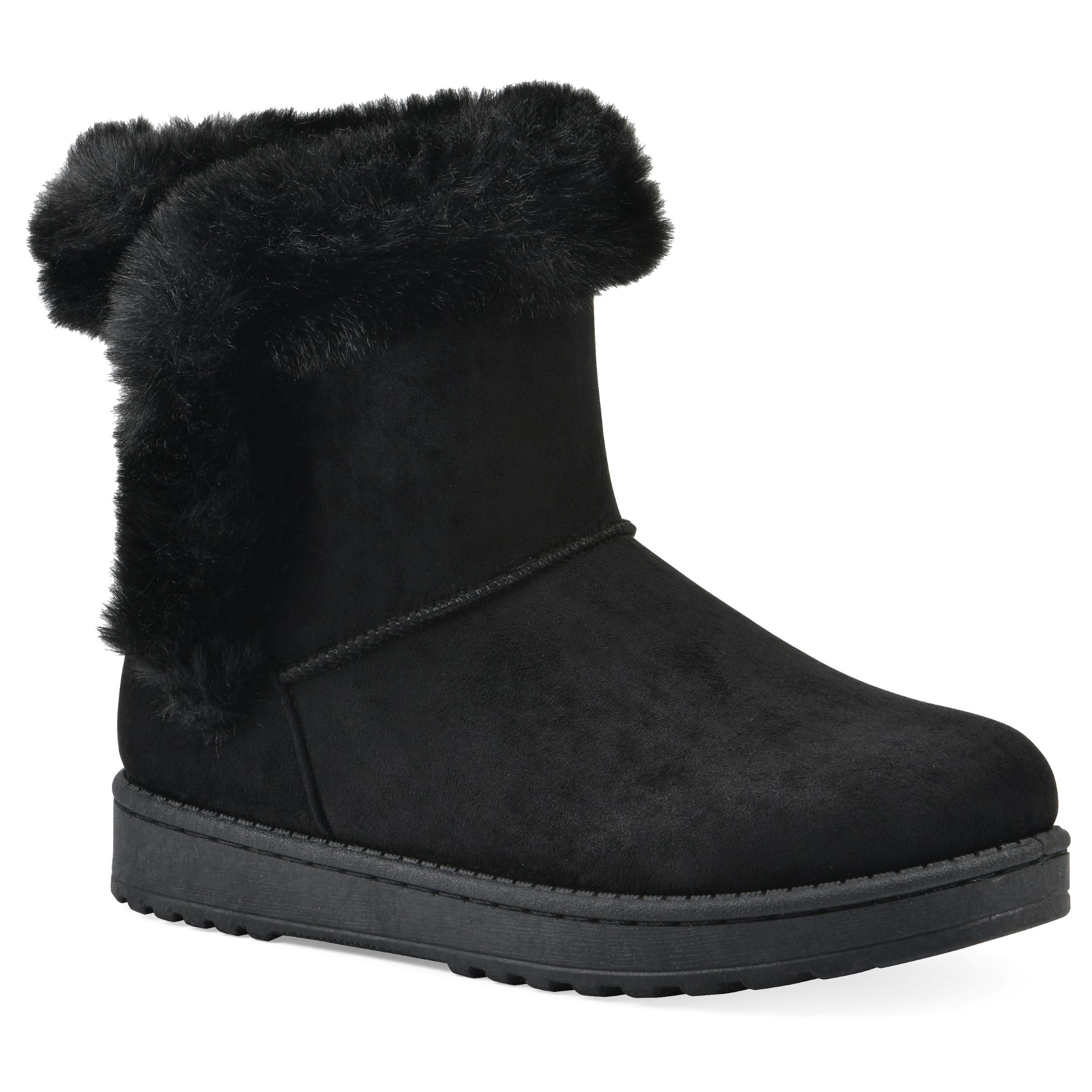 Incher Faux Fur-Lined Bootie, BLACK, hi-res image number 0