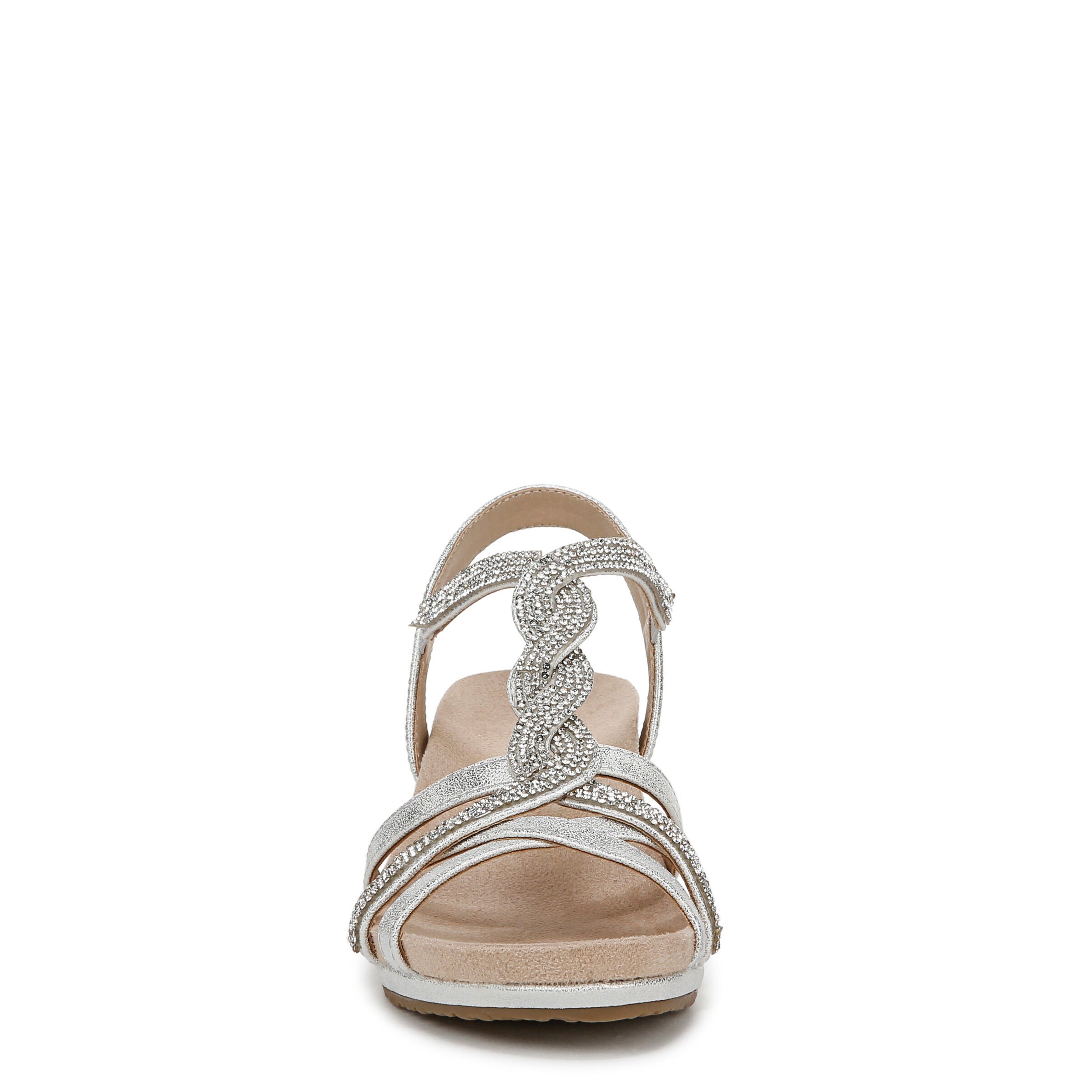 Miami Wedge Sandal, SILVER, alternate image number 4