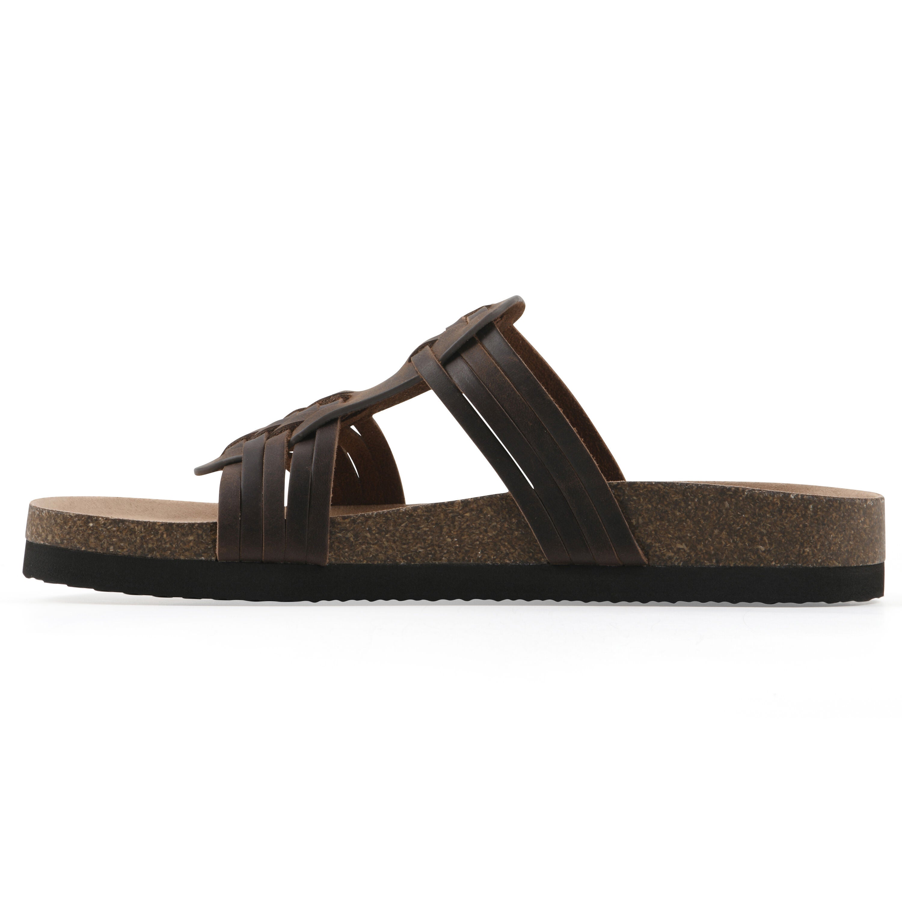 Halicore Footbeds Sandal, BROWN LEATHER, alternate image number 3