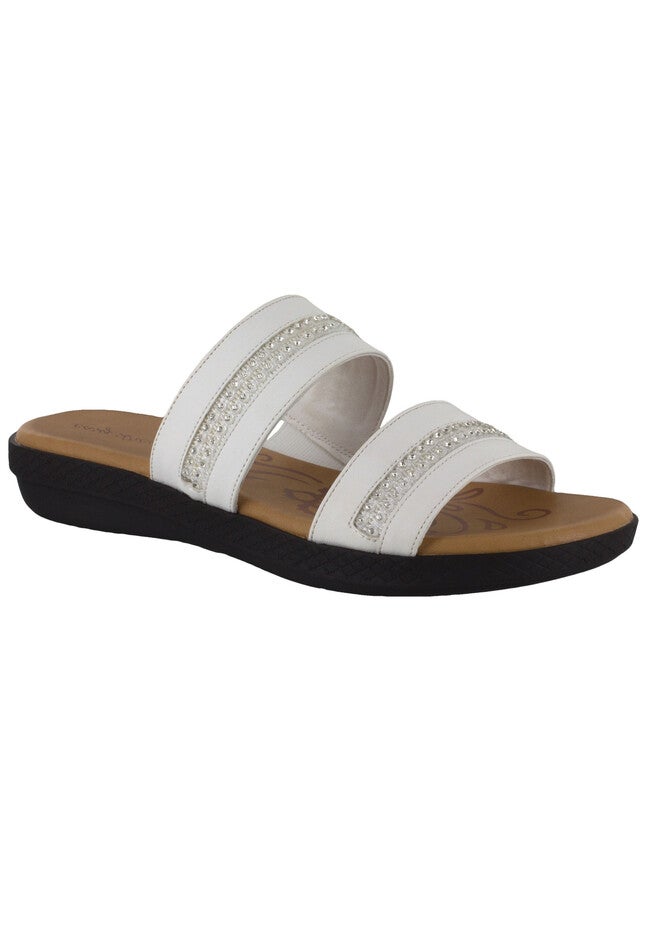 Dionne Sandals by Easy Street®, WHITE, hi-res image number null