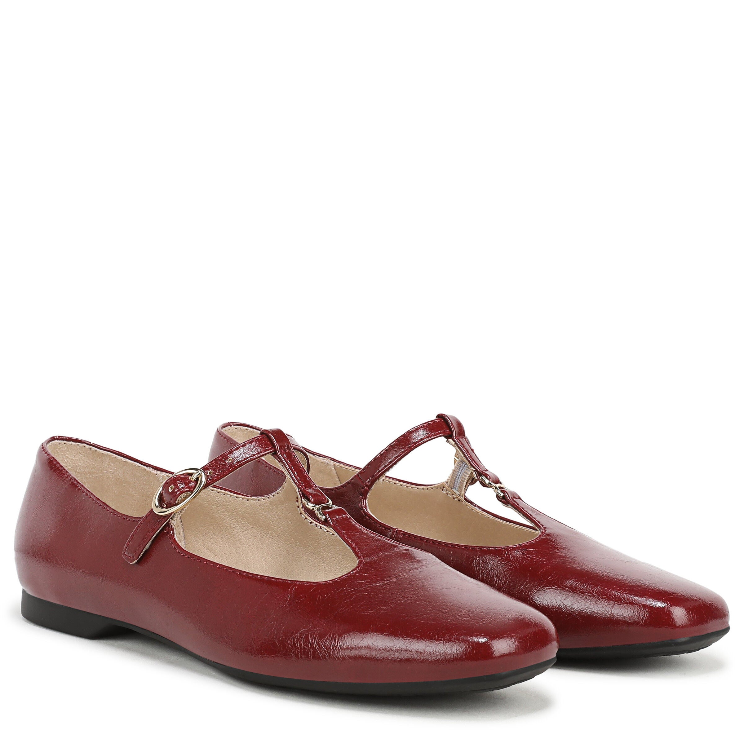 Bennett Mary Jane Flat, DARK CHERRY, alternate image number 2