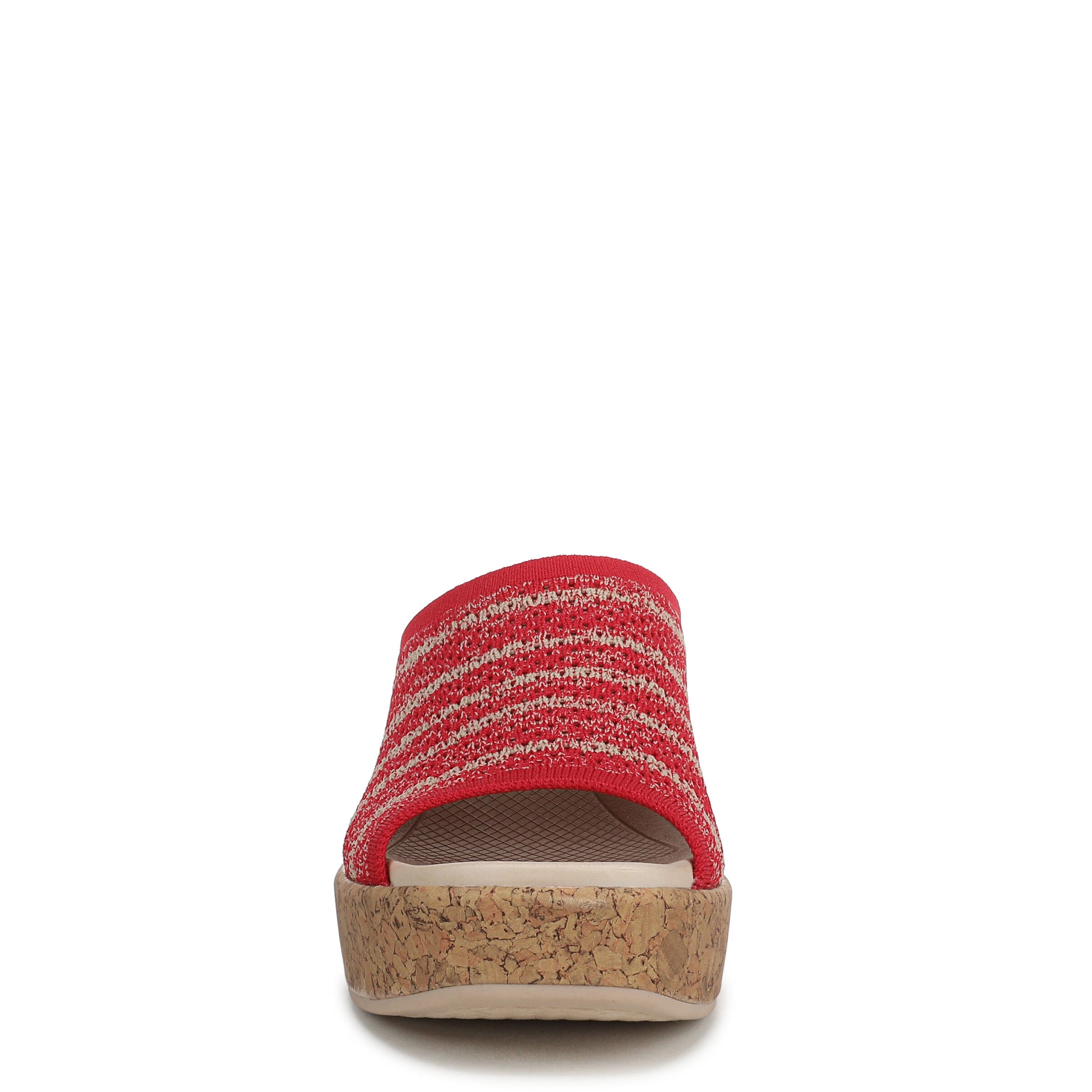 Very Ready Platform Sandal, FIRE RED, alternate image number 4