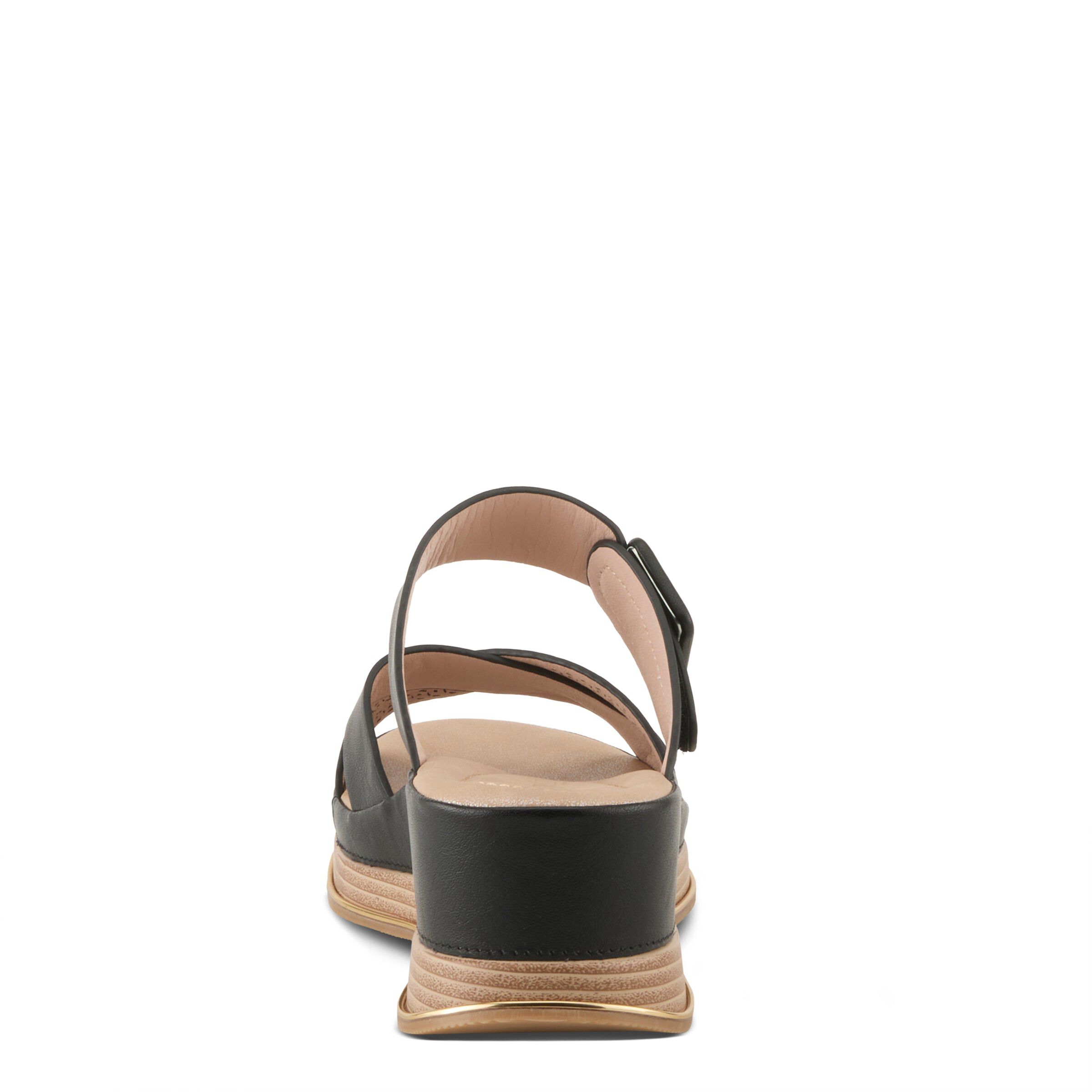 Cattaneo Wedge Sandal, BLACK, on-hover image number 1