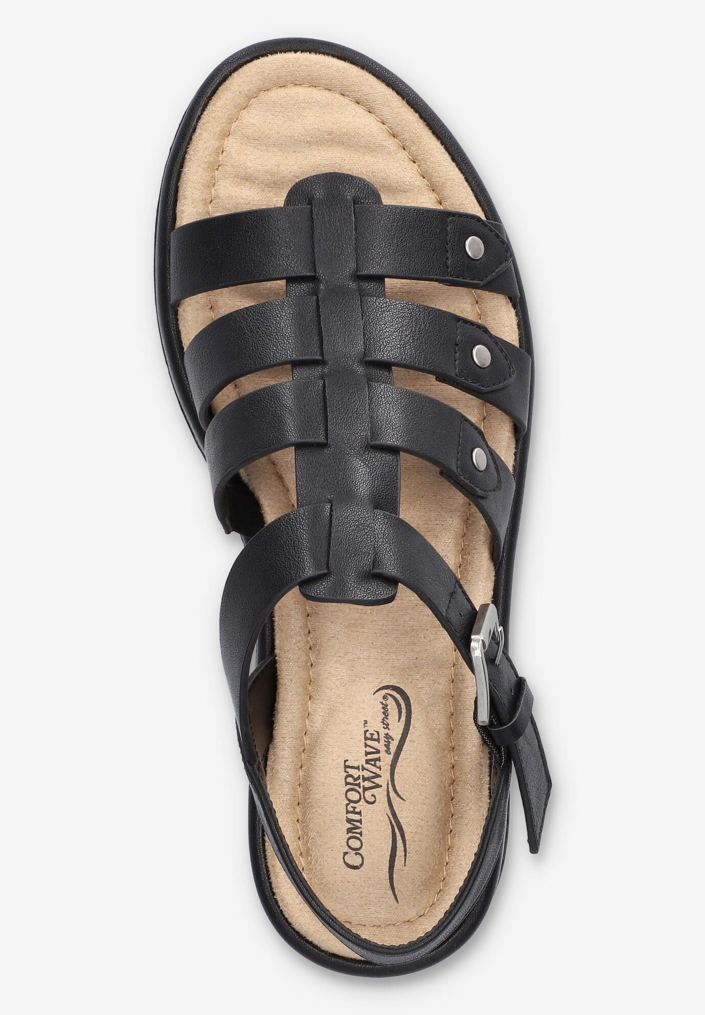 Chirp Gladiator Sandal, BLACK, alternate image number 6