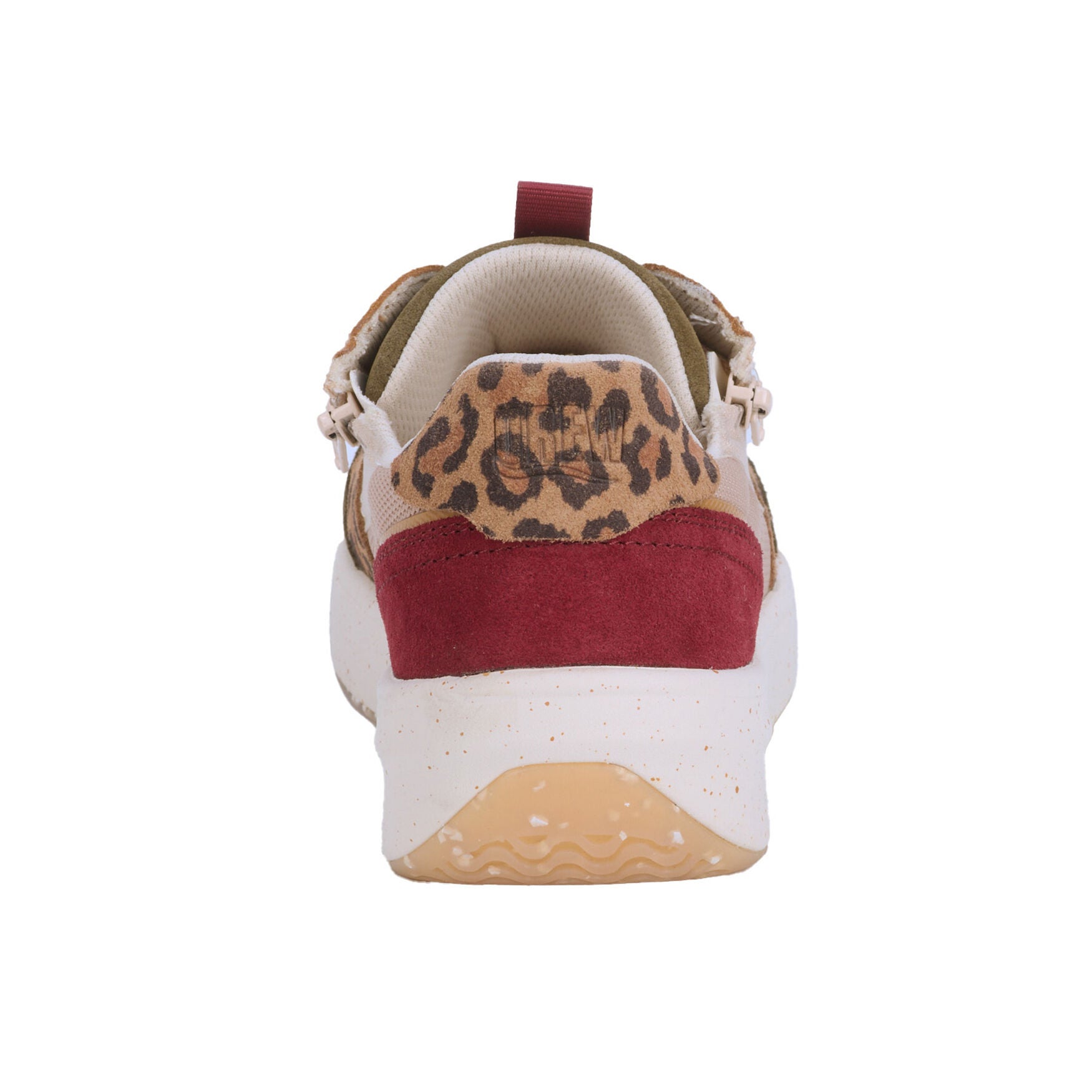 Happy Double Zip Sneaker, LEOPARD AND OLIVE, on-hover image number 1