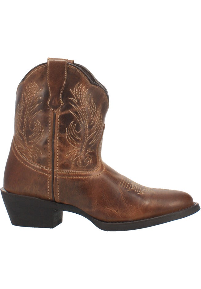 Cowboy Tori Mid Calf Boot with Ortholite Cushion, Tan | Catherines Cowboy Tori Mid Calf Boot with Ortholite Cushion, Tan | Catherines