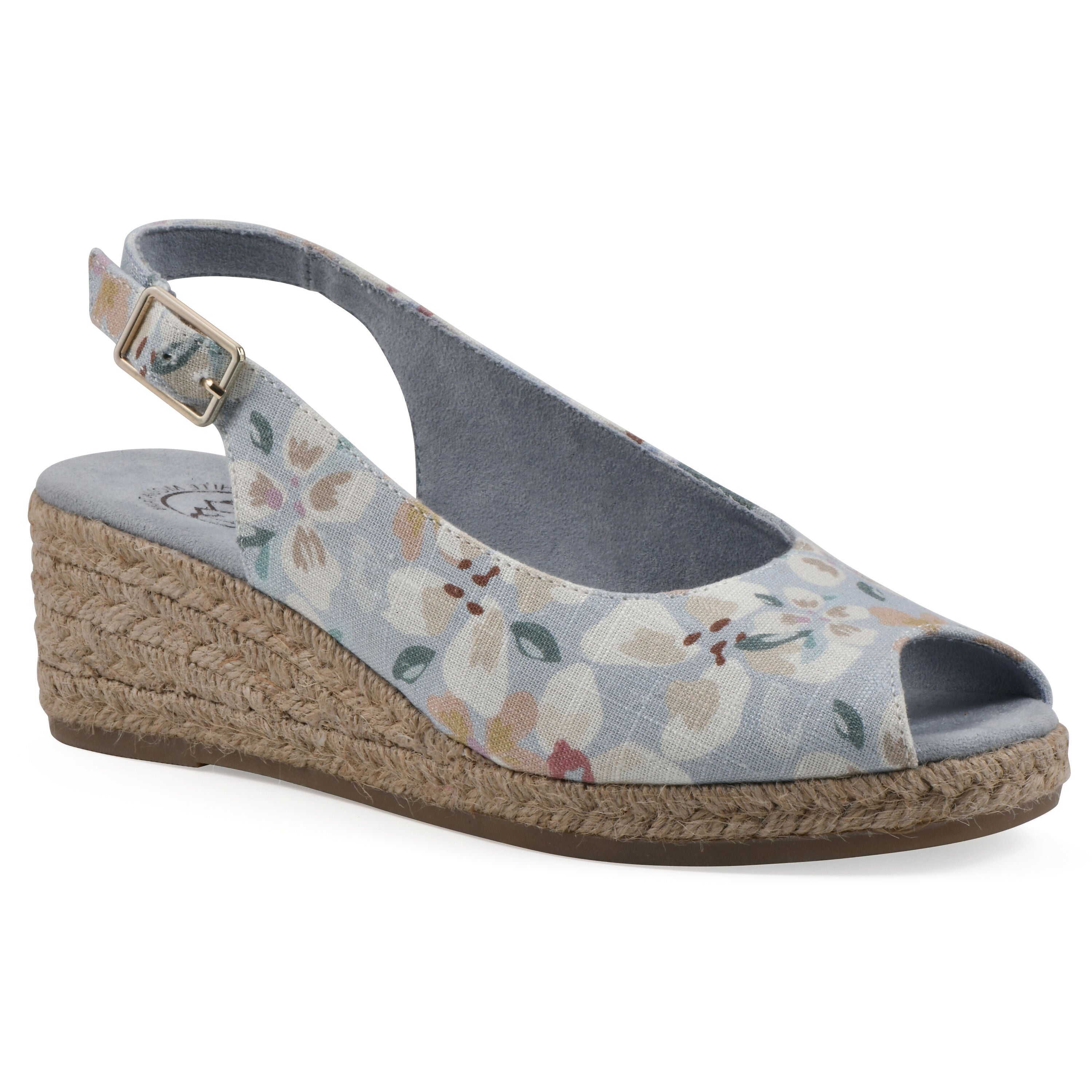 Maize Espadrille Wedge Sandal, LIGHT BLUE FLORAL, hi-res image number 0