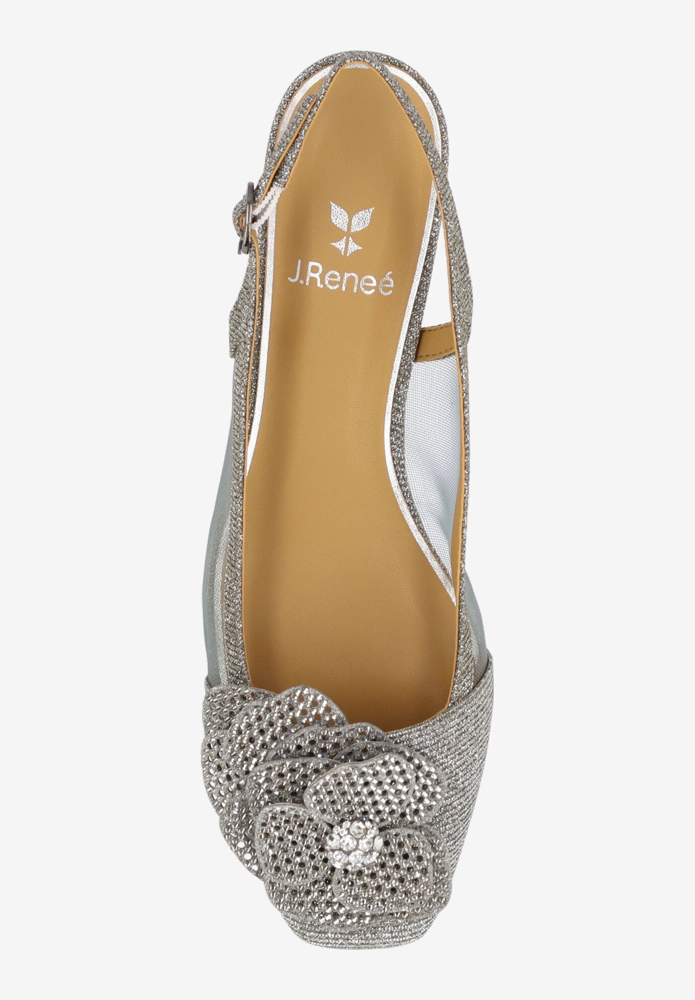 Bellina Slingback Pump, PEWTER, alternate image number 1