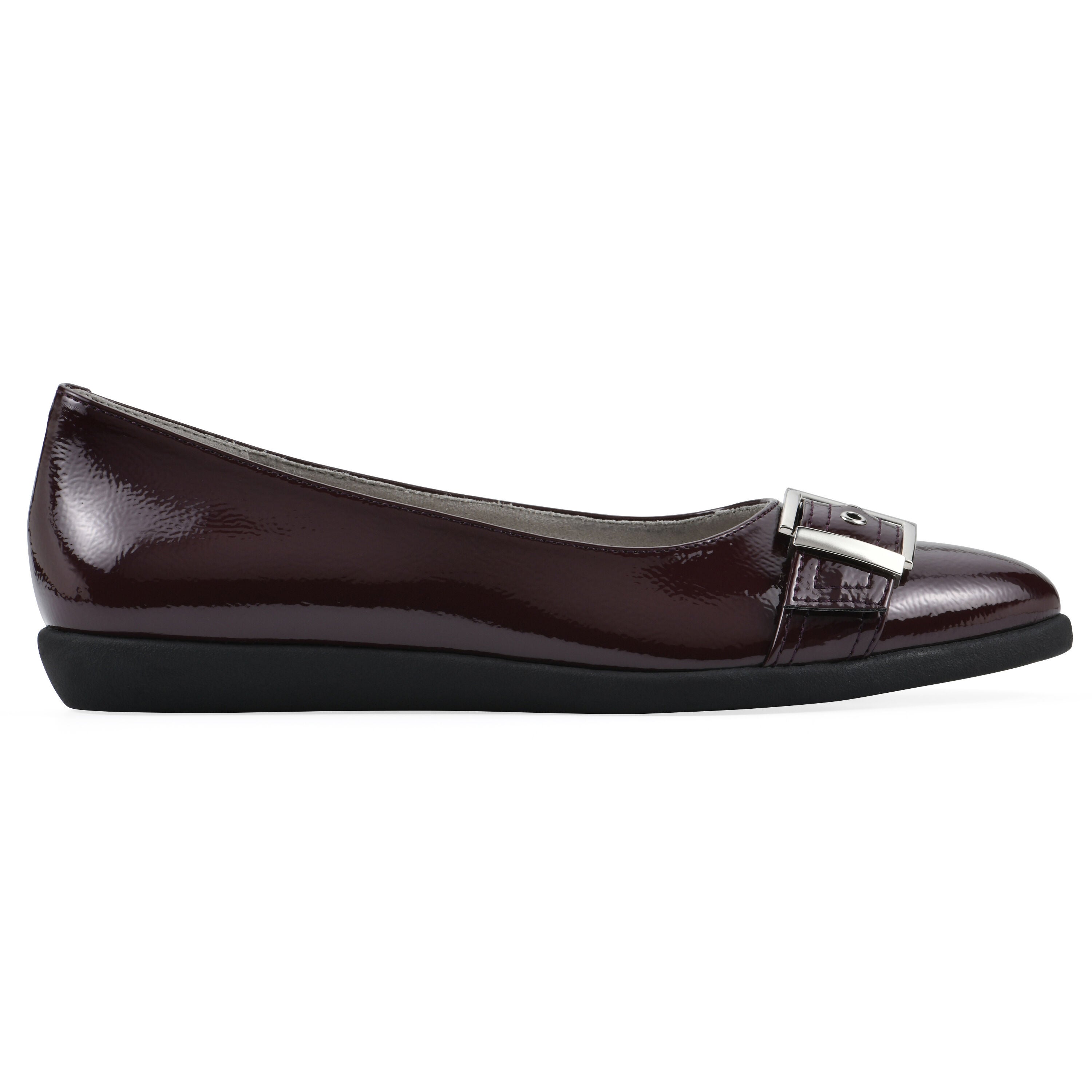 Miliani Ballet Flat, OXBLOOD PATENT, alternate image number 2