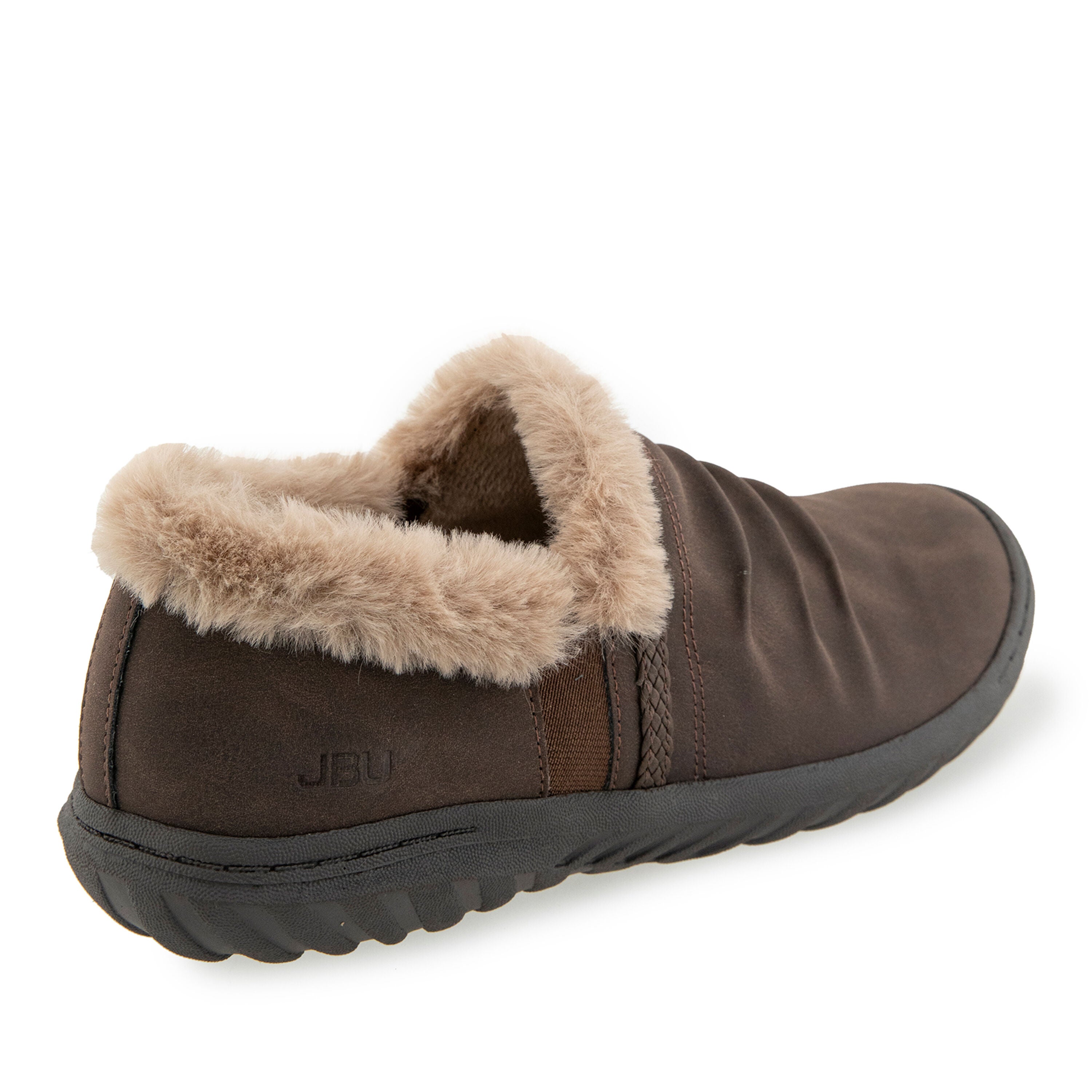 Reese Water Resistant Closed Casual Flat, BROWN, on-hover image number 1