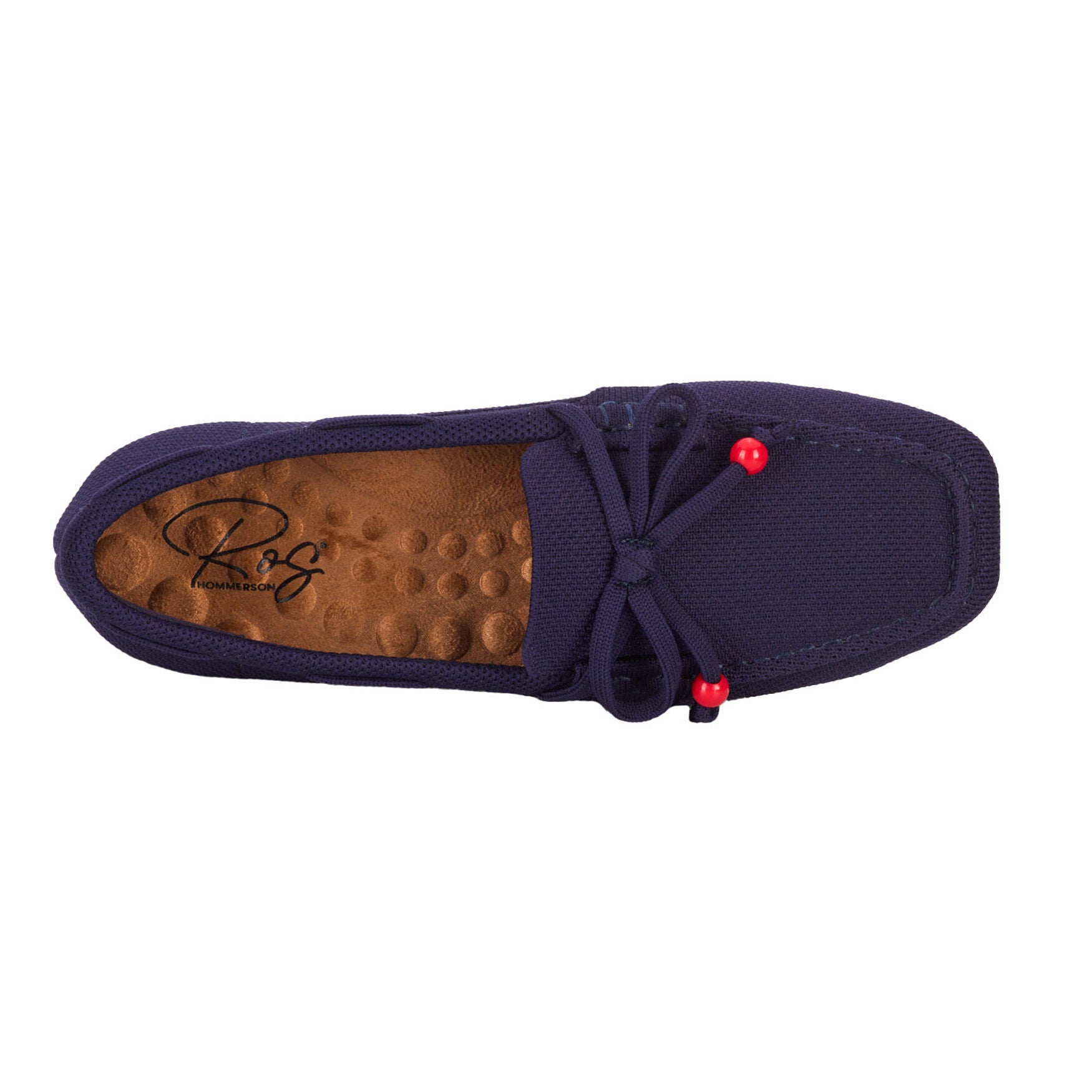 Neve Flat Knit Moccasin, NAVY KNIT, alternate image number 5