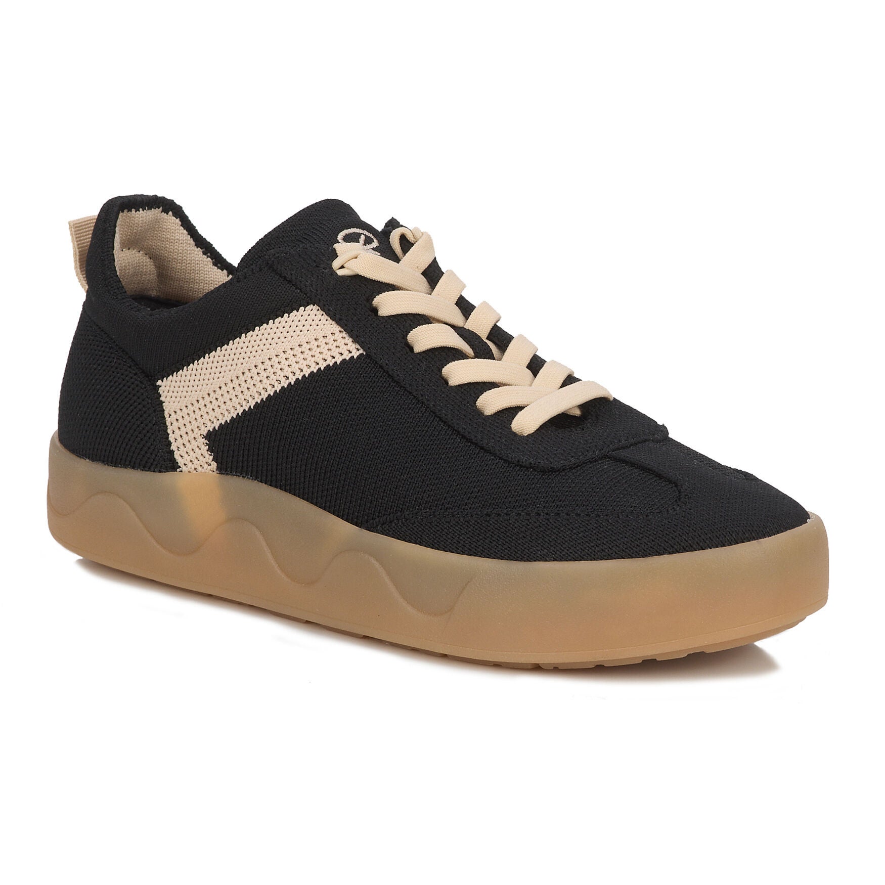 Stella Stretch Knit Sneaker, BLACK TAN, hi-res image number 0