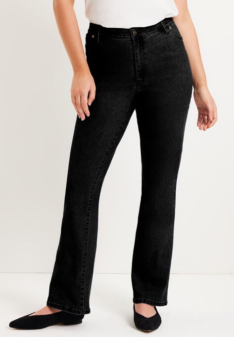 June Fit Bootcut Jeans, BLACK, hi-res image number null