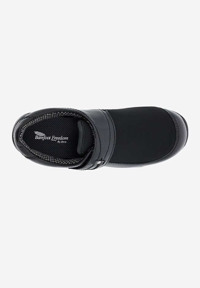 Drew Women's Antwerp Black Leather/Stretch Shoes - Size 10 XW (Extra Wide)