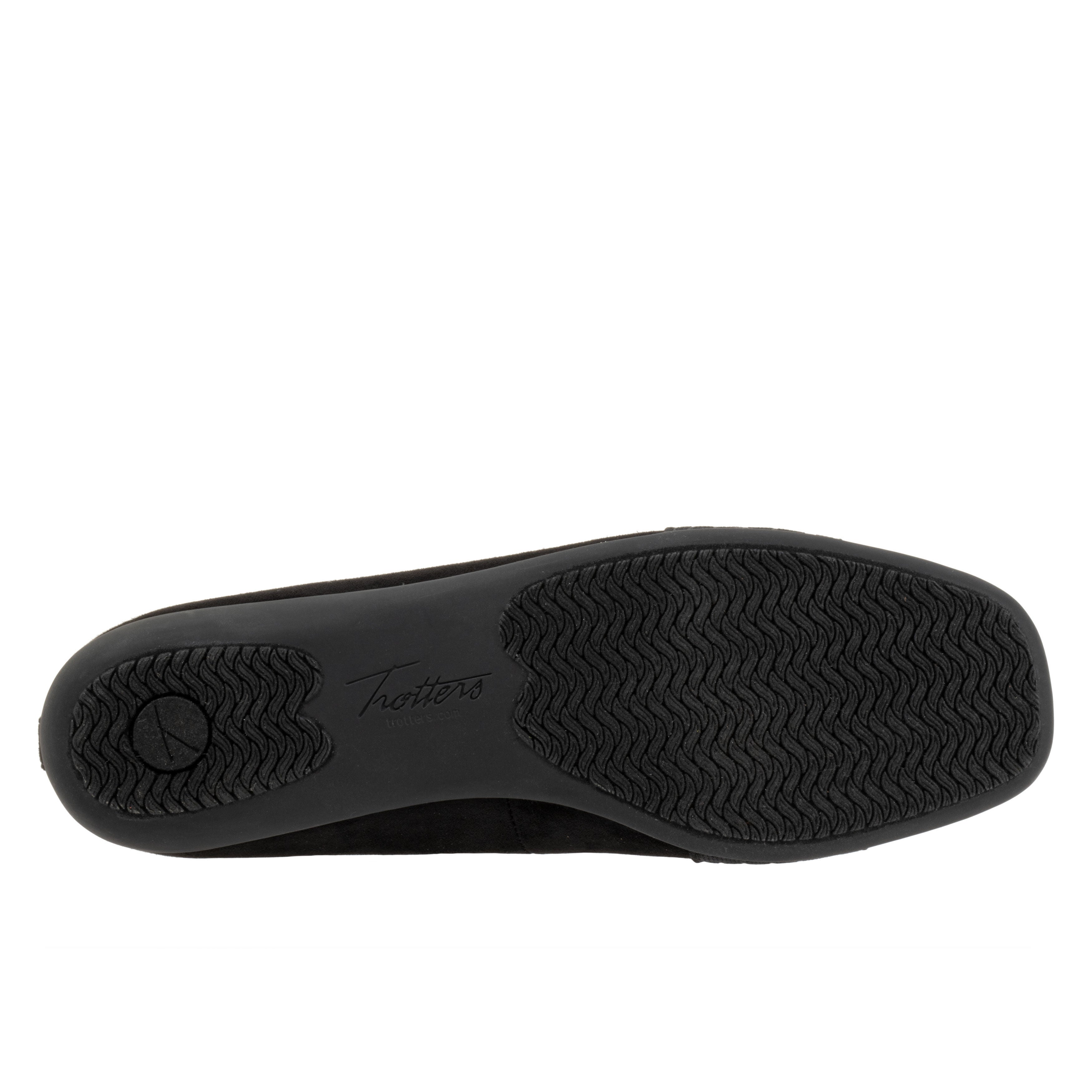 Samantha Flat, BLACK SUEDE CROCO, alternate image number 2