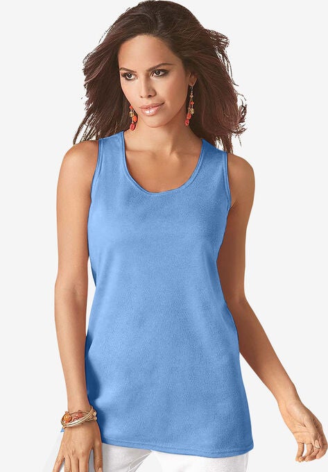 Scoopneck Tank, HORIZON BLUE, hi-res image number null