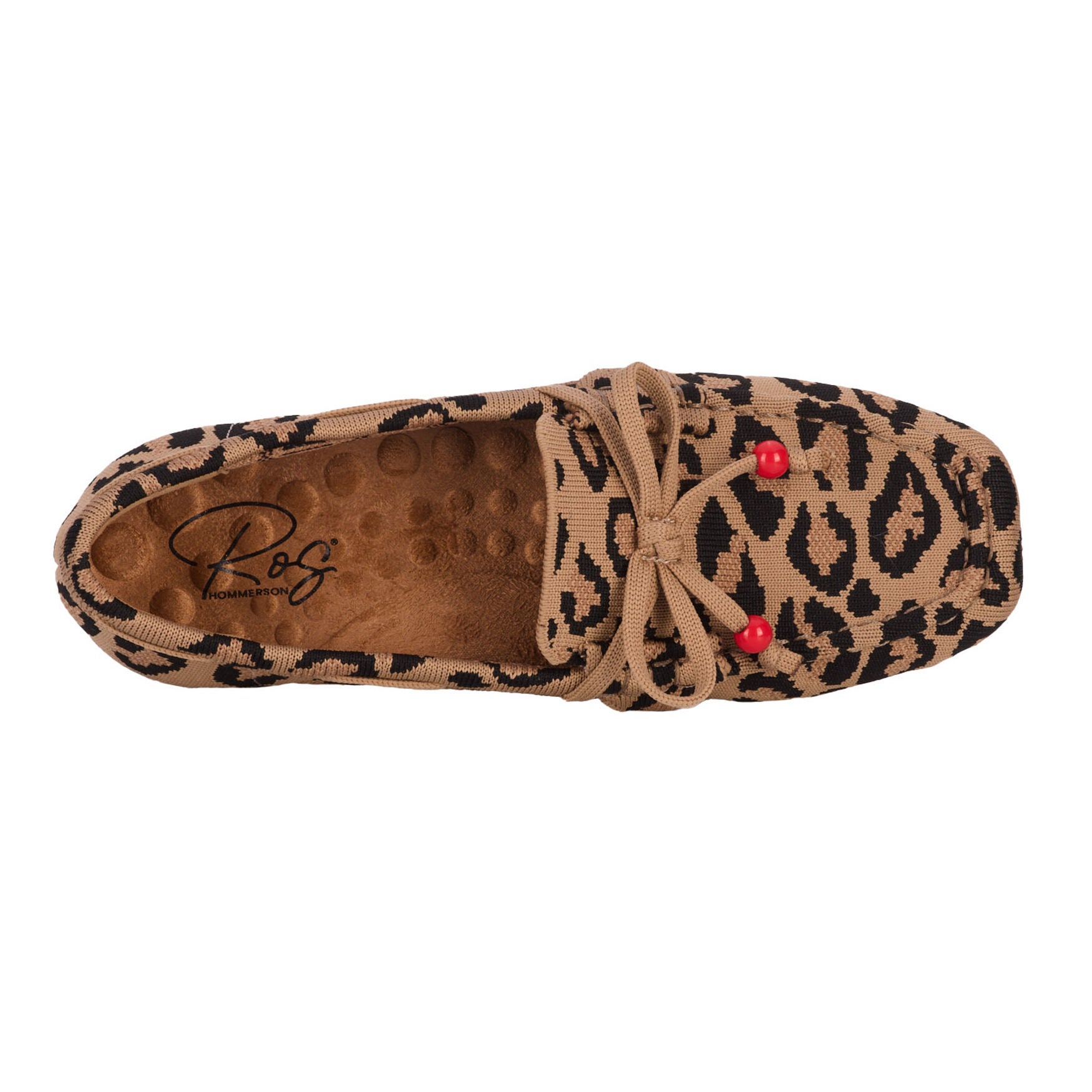 Neve Flat Knit Moccasin, LEOPARD PRINT KNIT, alternate image number 5