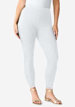 Lace Trim Essential Stretch Legging