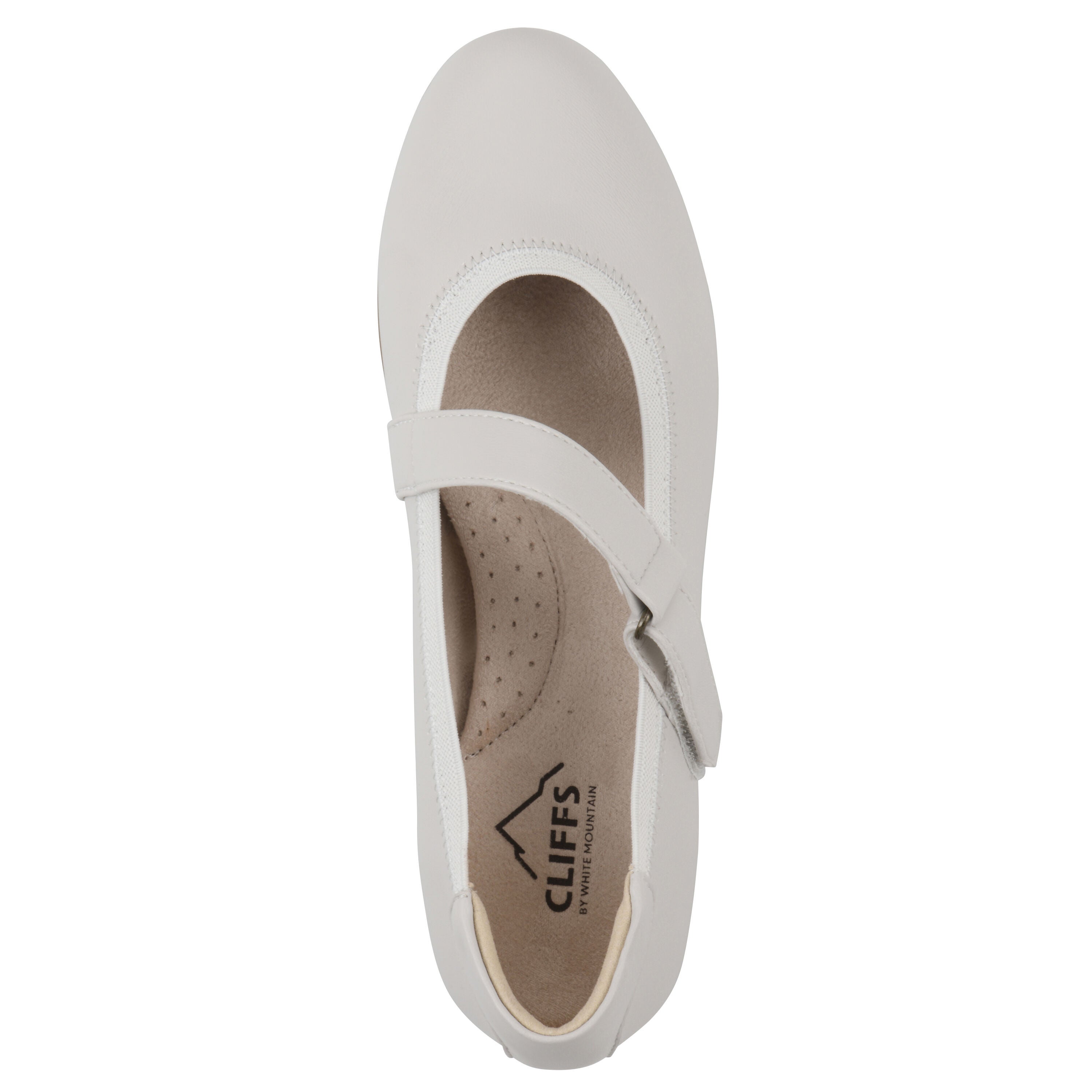 Carwen Ballet Flat, OFF WHITE SMOOTH, alternate image number 4