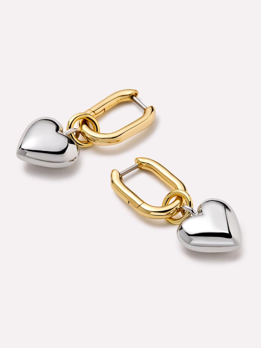 Heart Earrings - Wesley, GOLD, alternate image number 5