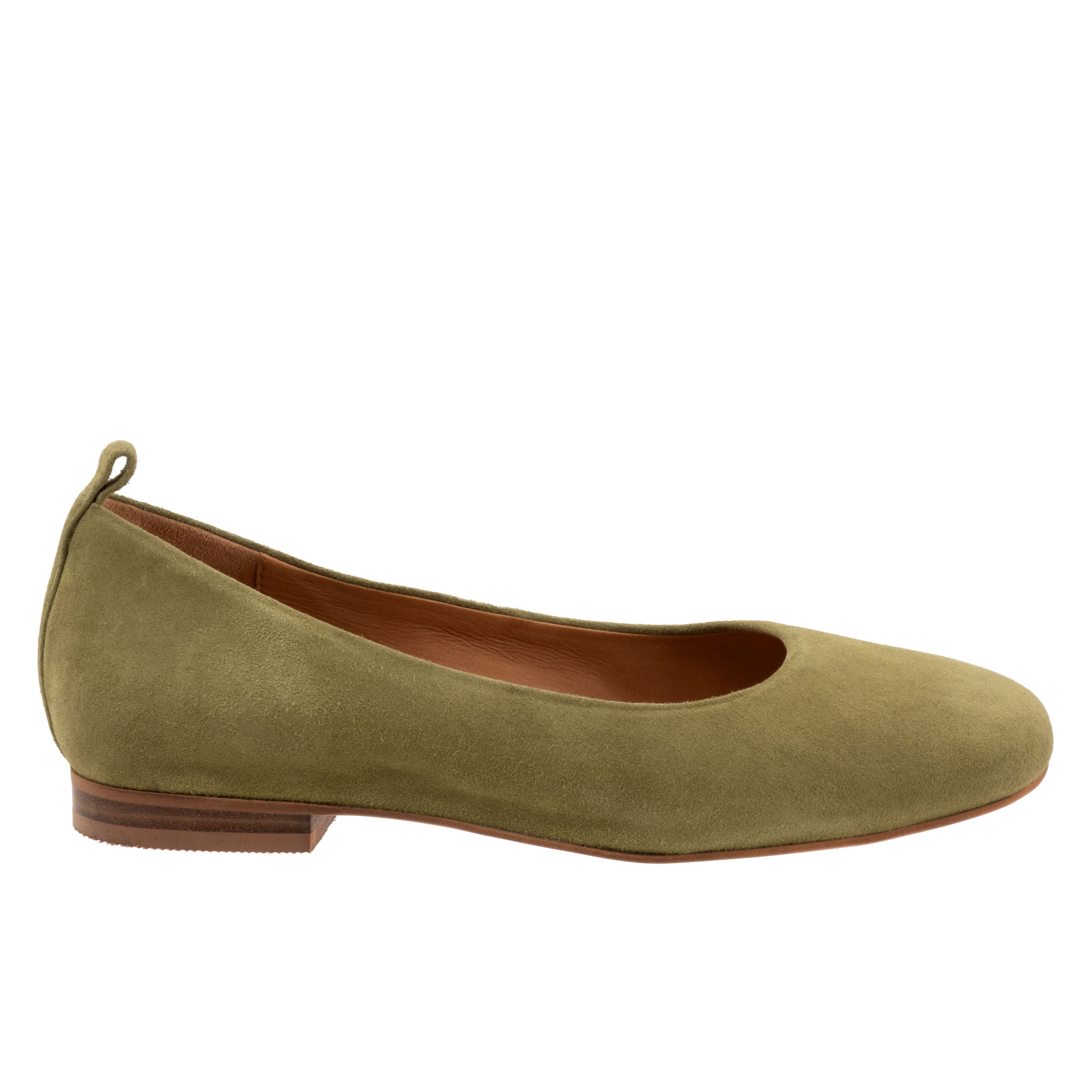 Kiris Flat, OLIVE SUEDE, alternate image number 4