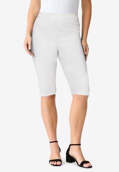 Plus Size Comfort Stretch Bermuda Jean Short