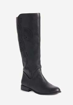 The Lili Tall Wide Calf Boot By Comfortview