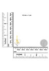 Yellow & White Gold Diamond Accented Round Cut Diamond Swirl Open Heart Pendant Necklace, , alternate image number null