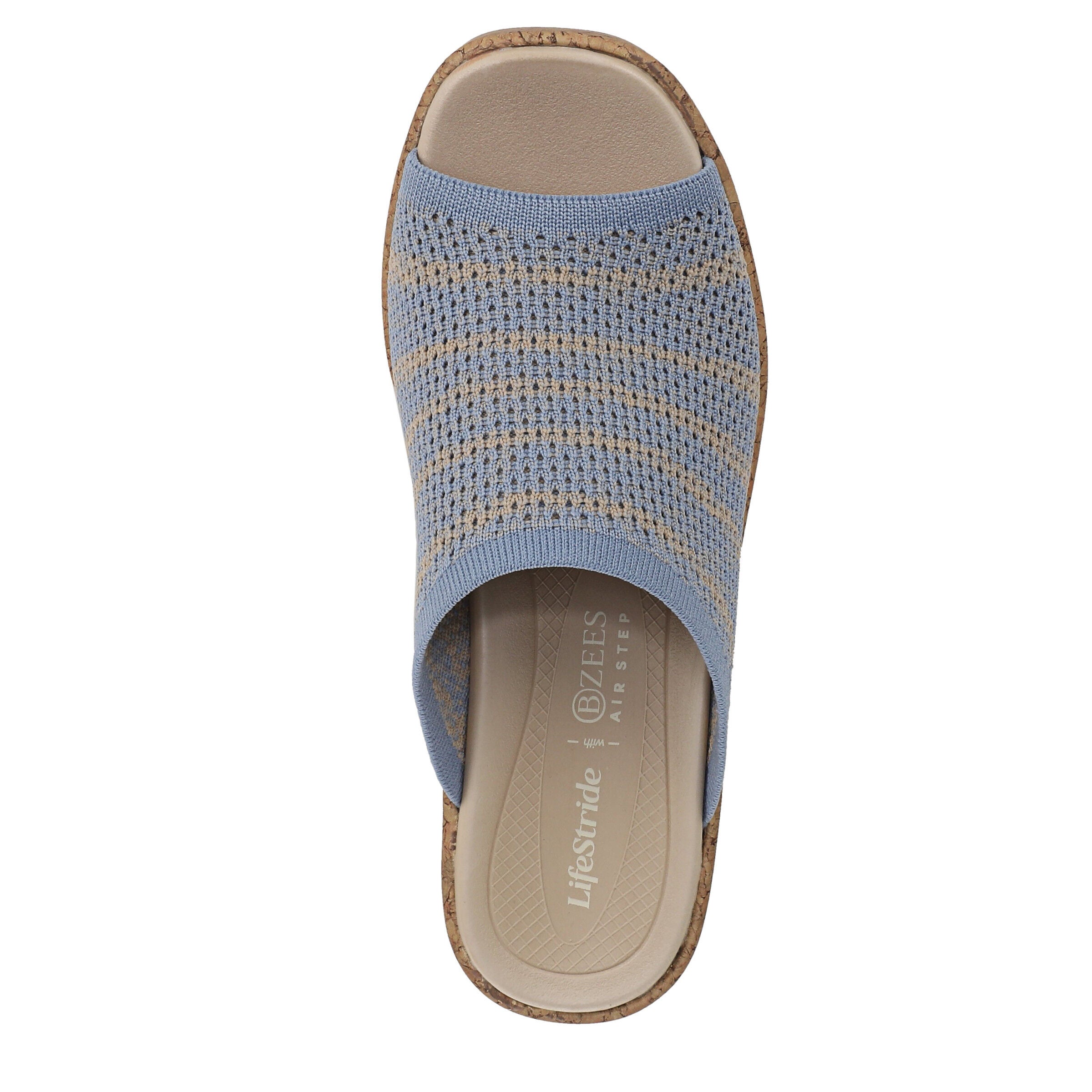 Very Ready Platform Sandal, STONE WASH BLUE, alternate image number 6