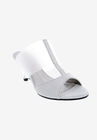 Iran Heeled Mule, GREY MICRO SUEDE, hi-res image number null