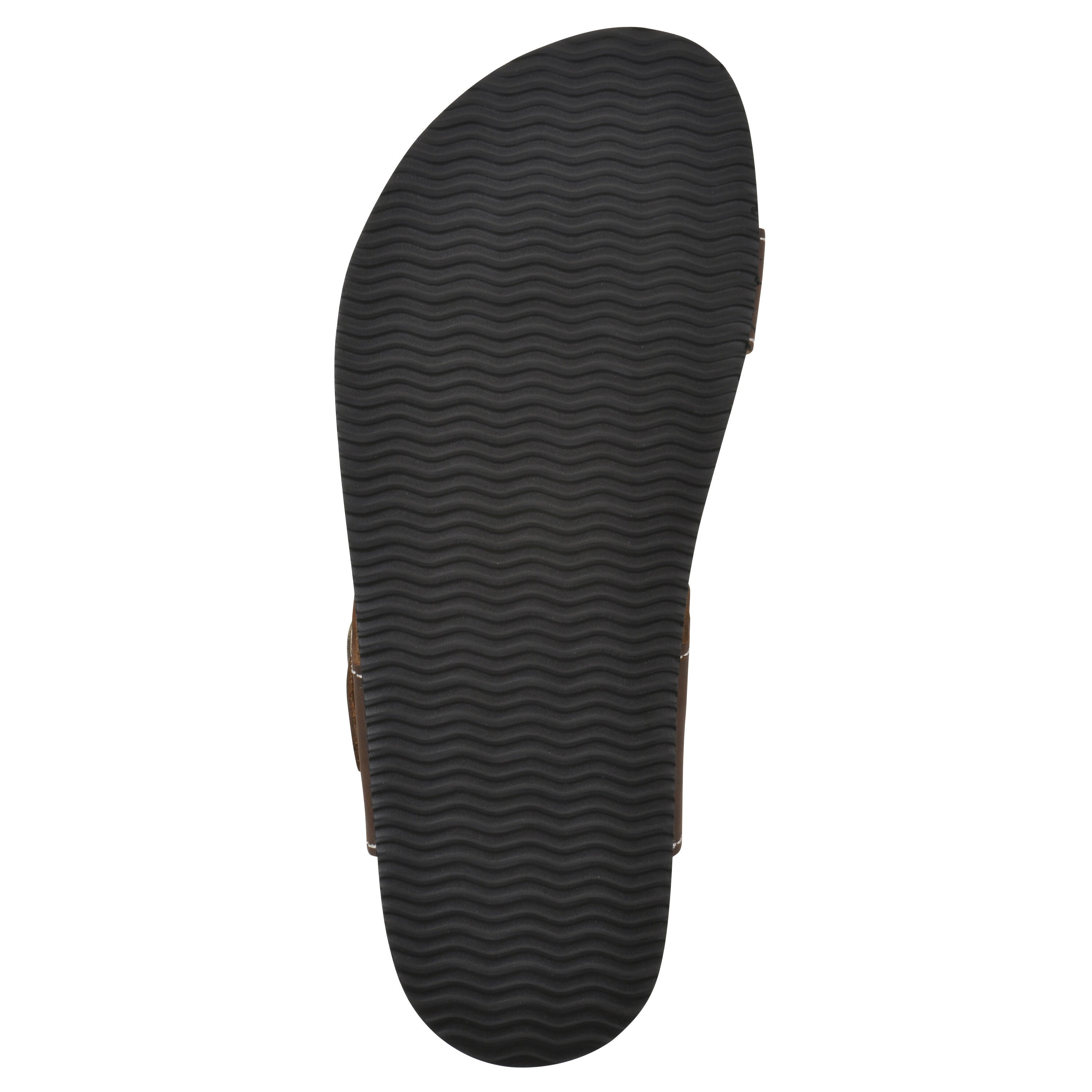 Carly Footbed Sandal, BROWN LEATHER, alternate image number 5