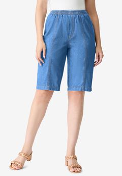Plus Size Easy-Wear Bermuda Short