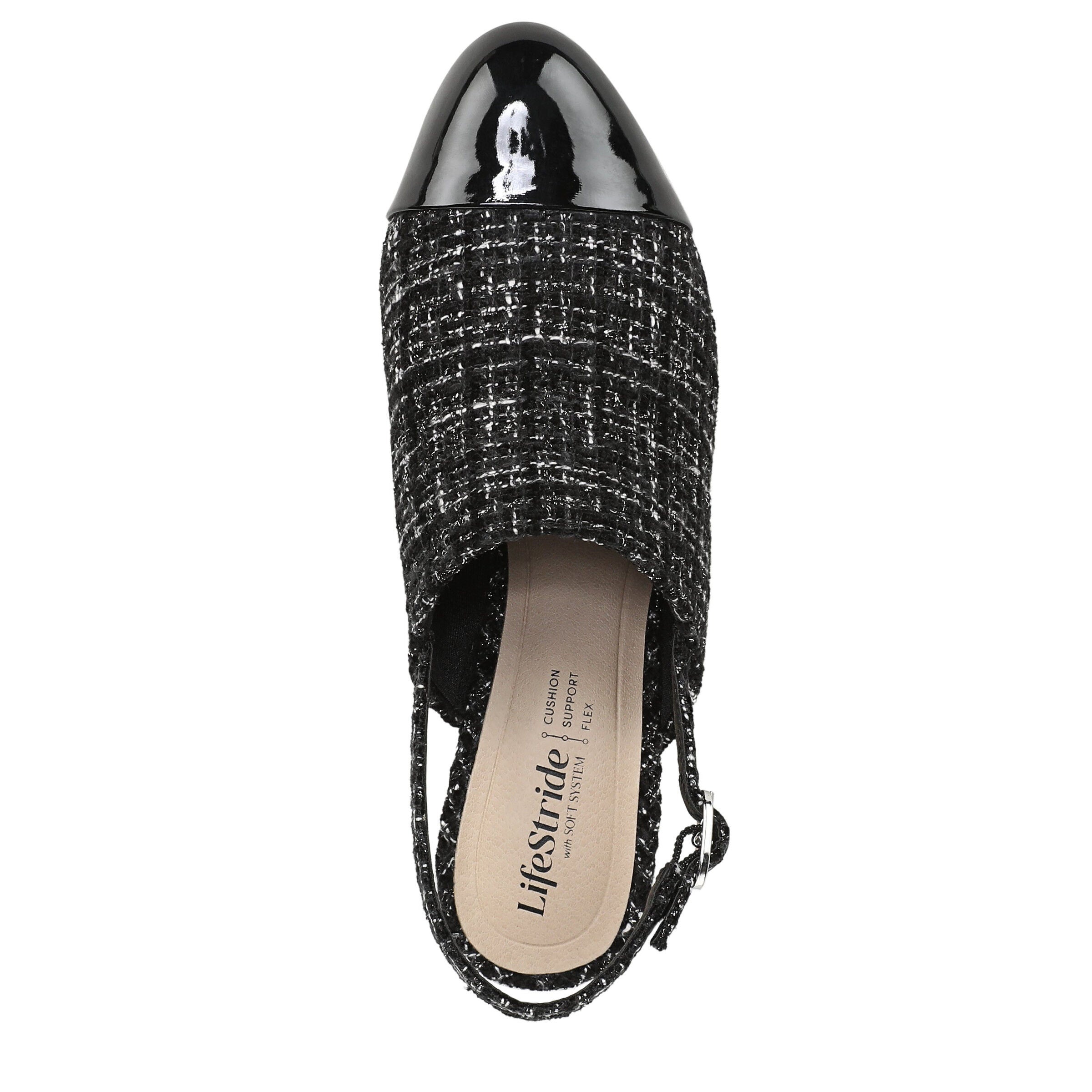 Tessa Slingback Pump, BLACK MULTI, alternate image number 6