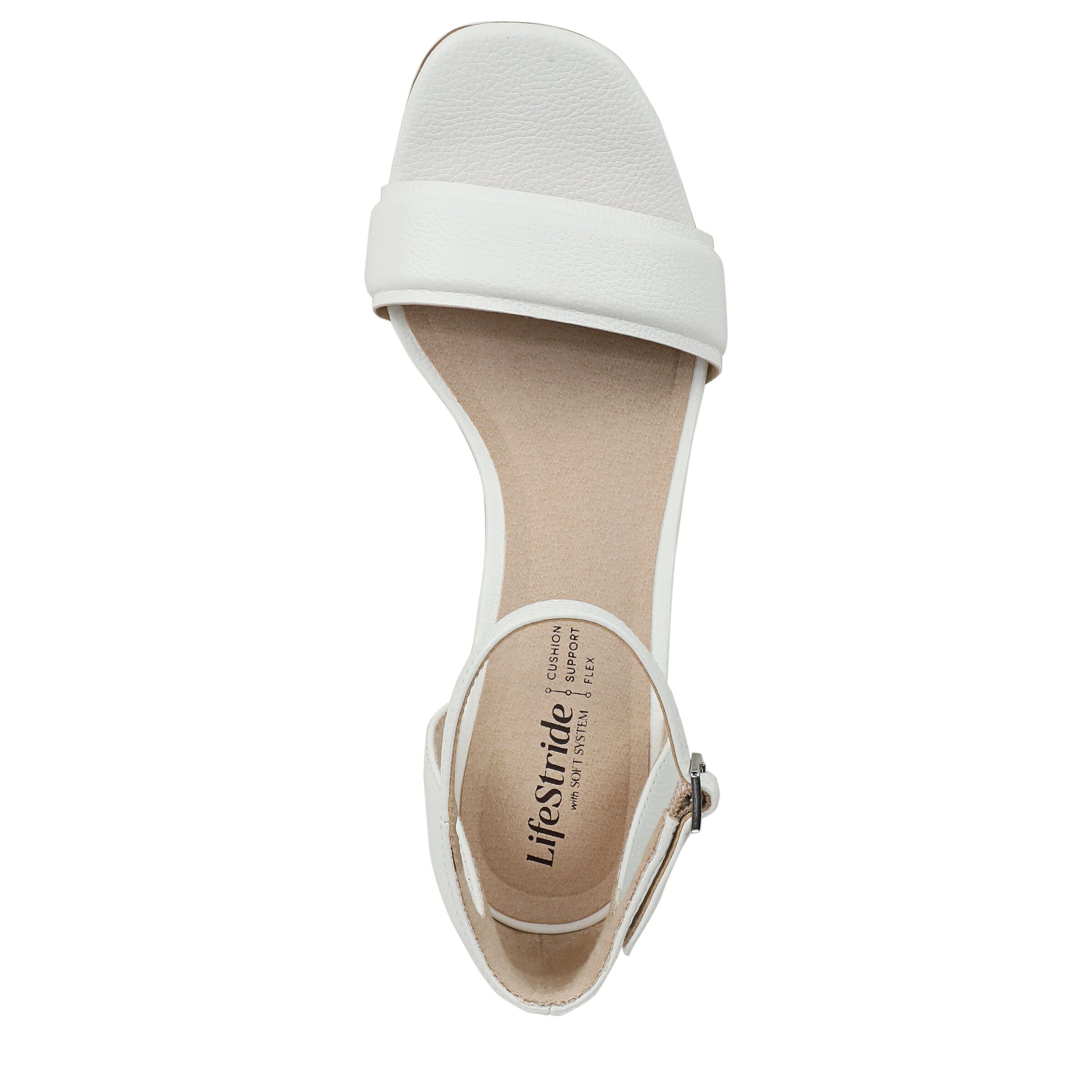 Ashland 2 Block Heel Sandal, WHITE, alternate image number 6