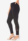 Lace-Inset Essential Stretch Legging, , alternate image number null